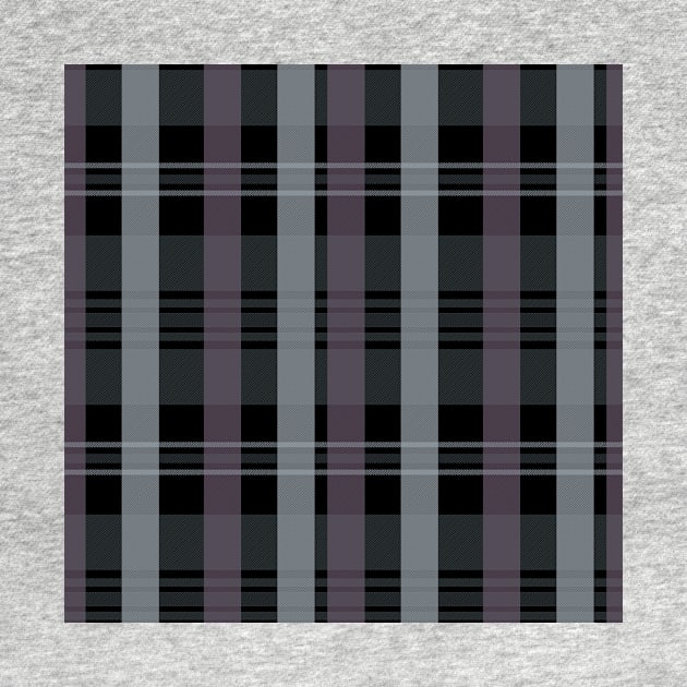 Grunge Aesthetic Artair 1 Hand Drawn Textured Plaid Pattern by GenAumonier